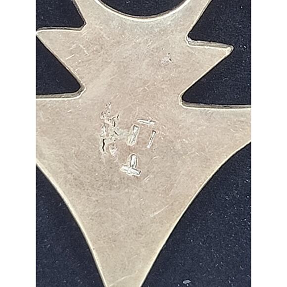 HANDMADE TUAREG MOROCCAN AFRICAN TRIBAL PENDANT 4” RARE! - Picture 6 of 6